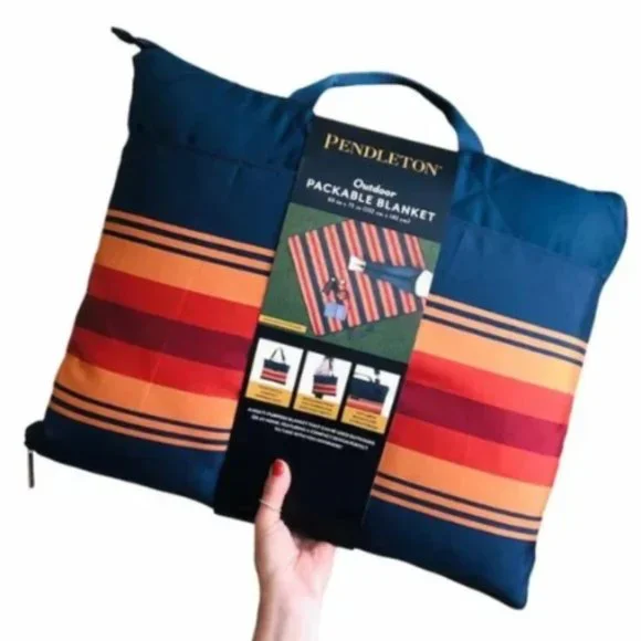💙🧡PENDLETON PACKABLE BLANKET PICNIC MATT [NWT]💙🧡Grand Canyon Multi - Picture 3 of 14
